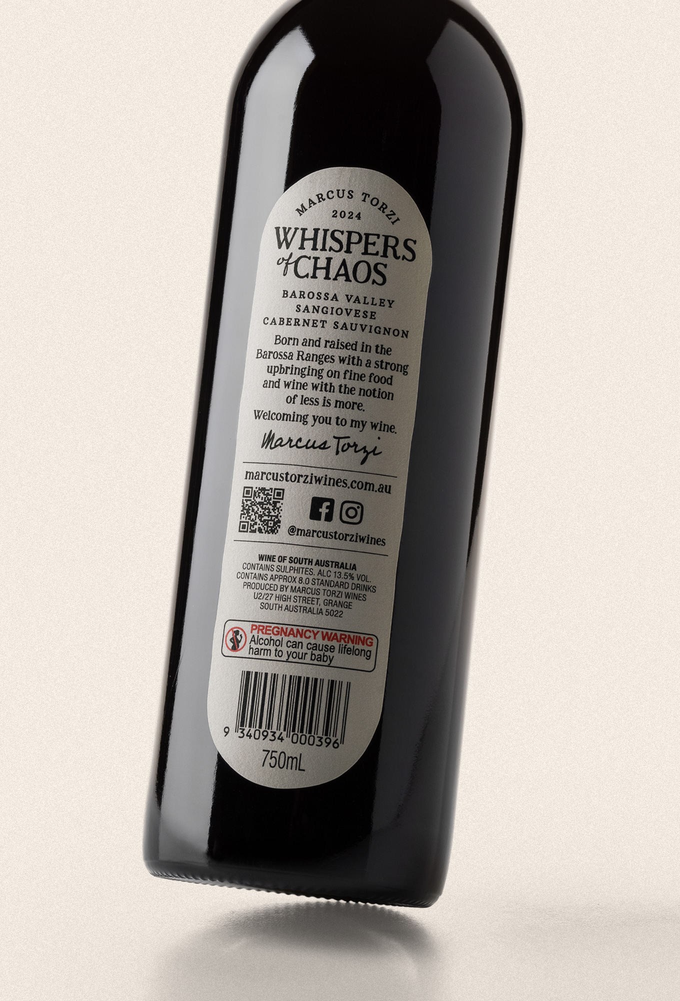 Whispers of Chaos Back Label